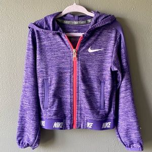 Girl Nike zip up jacket